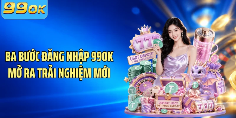 Ba bước đăng nhập 99OK mở ra trải nghiệm mới