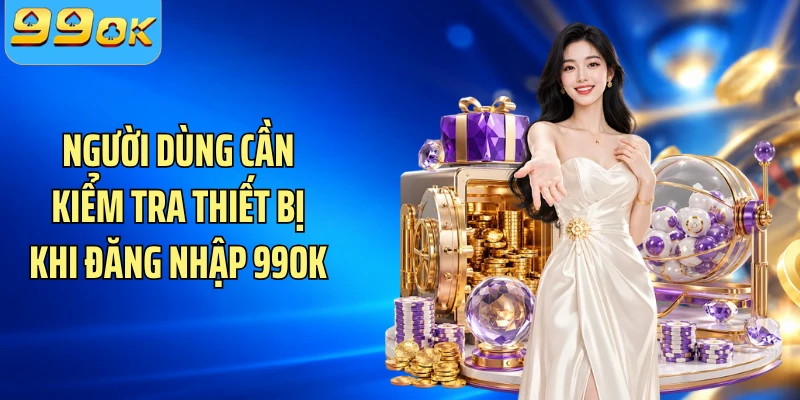 Người dùng cần kiểm tra thiết bị khi đăng nhập 99OK